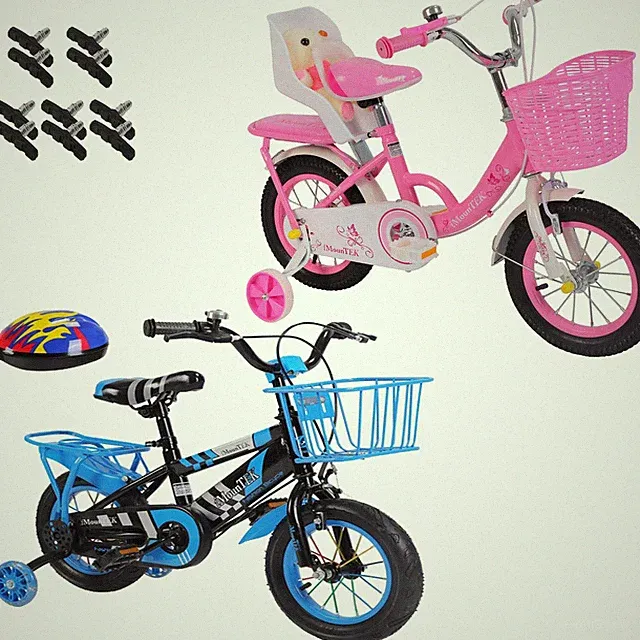 12/16inch Bike for 3-12 Years Old Kid Bike wi/Training Wheels Basket Heavy Duty
