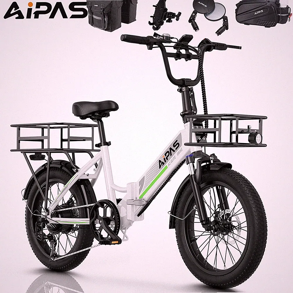 20in 750W Motor 48V Electric Bike for Adult 12.8AH 60Miles City Commuting E-bike