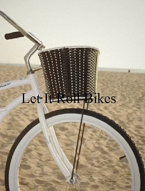 BICYCLE BLACK BASKET FAUX RATTAN WEAVE CRUISER CHOPPER COMFORT BIKES