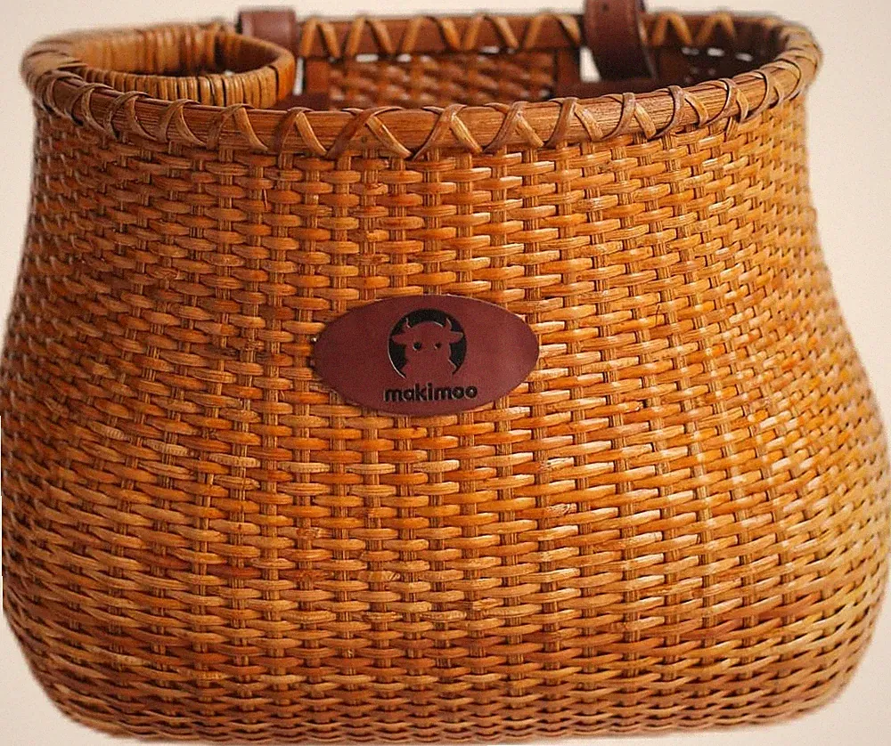 Bike Basket for Women'S Beach Cruiser or Scooter the Original Wicker Bicycle Bas