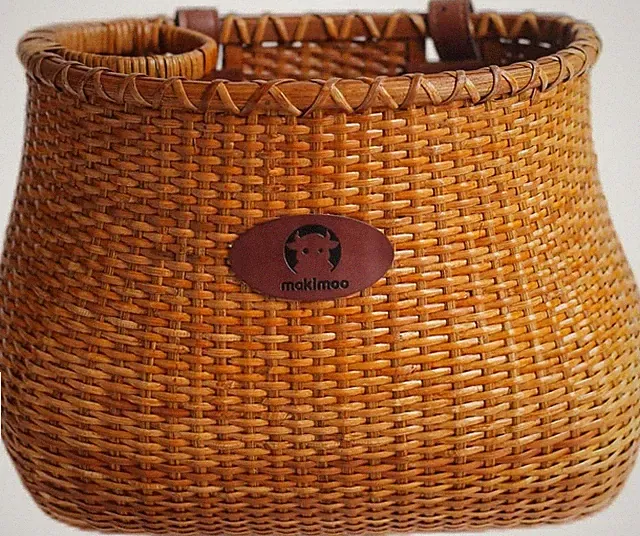 Bike Basket for Women's Beach Cruiser or Scooter The Standard, Natural