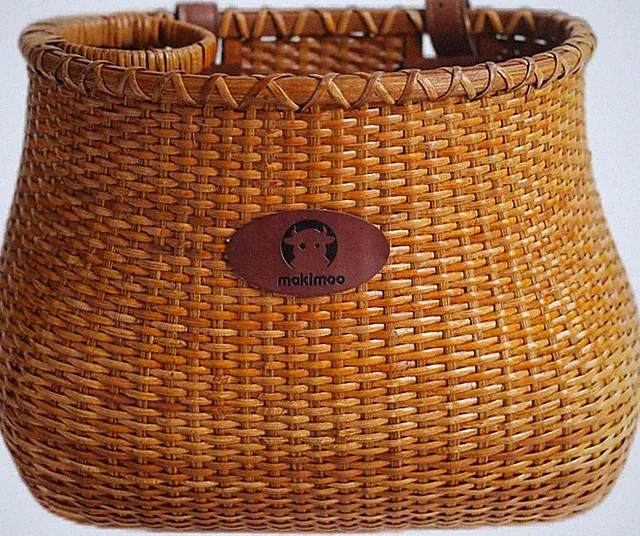 Bike Basket for Womens Beach Cruiser or Scooter the Original Wicker Bicycle