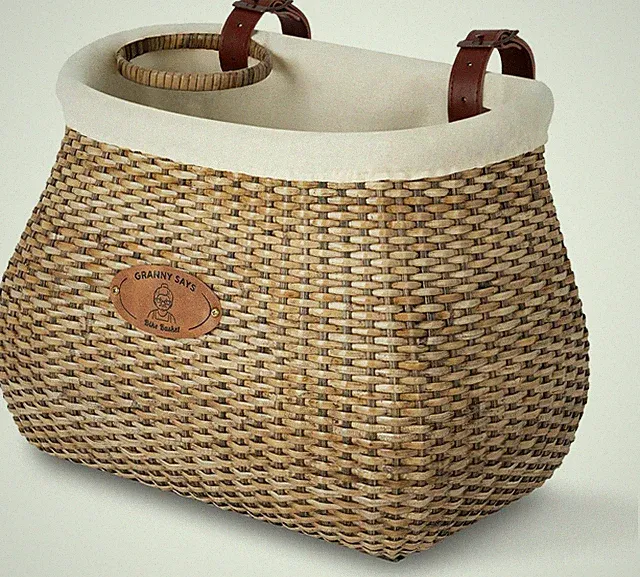 Bike Basket Front, Natural Rattan Wicker Bike Baskets