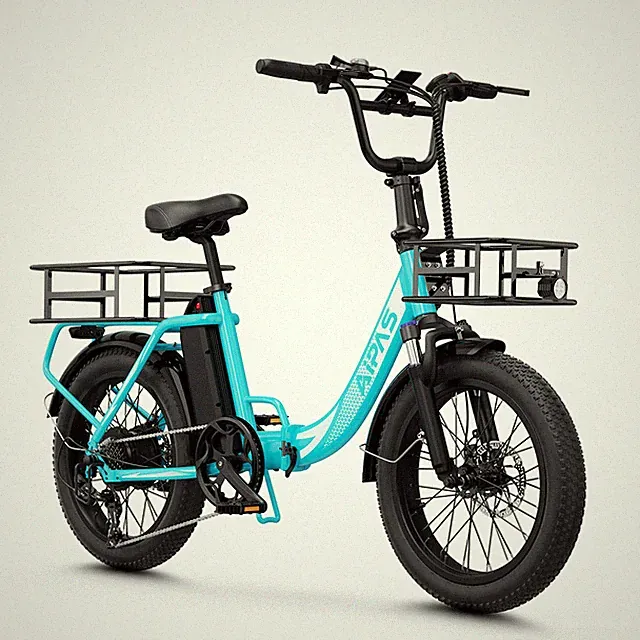 Electric Folding Bike 1000W 48V 12.8Ah Commuter City Adults New Free Ship