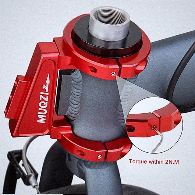 For Brompton Folding Bike Carrier Block with 8 Screws and Protective Stickers