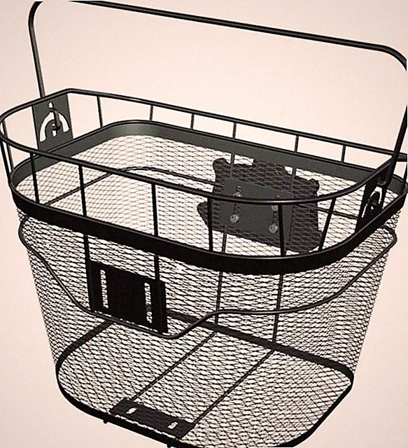 Front Bike Basket with Fixer