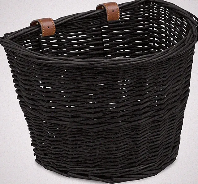 Wicker Bike Basket Front Cargo for Women and Fits Most Bikes Beach Cruiser